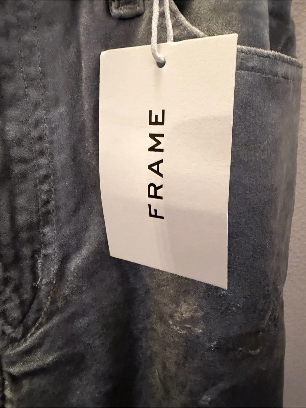FRAME Le Sleek Straight‎ High Rise Jeans OSTR Grey LSLS411 New 24
